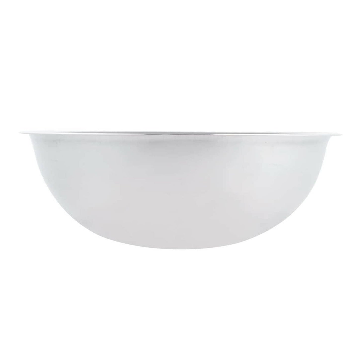 30QT Mixing Bowl Set: extra-large stainless steel bowls, commercial size, perfect for heavy-duty kitchen and baking use.