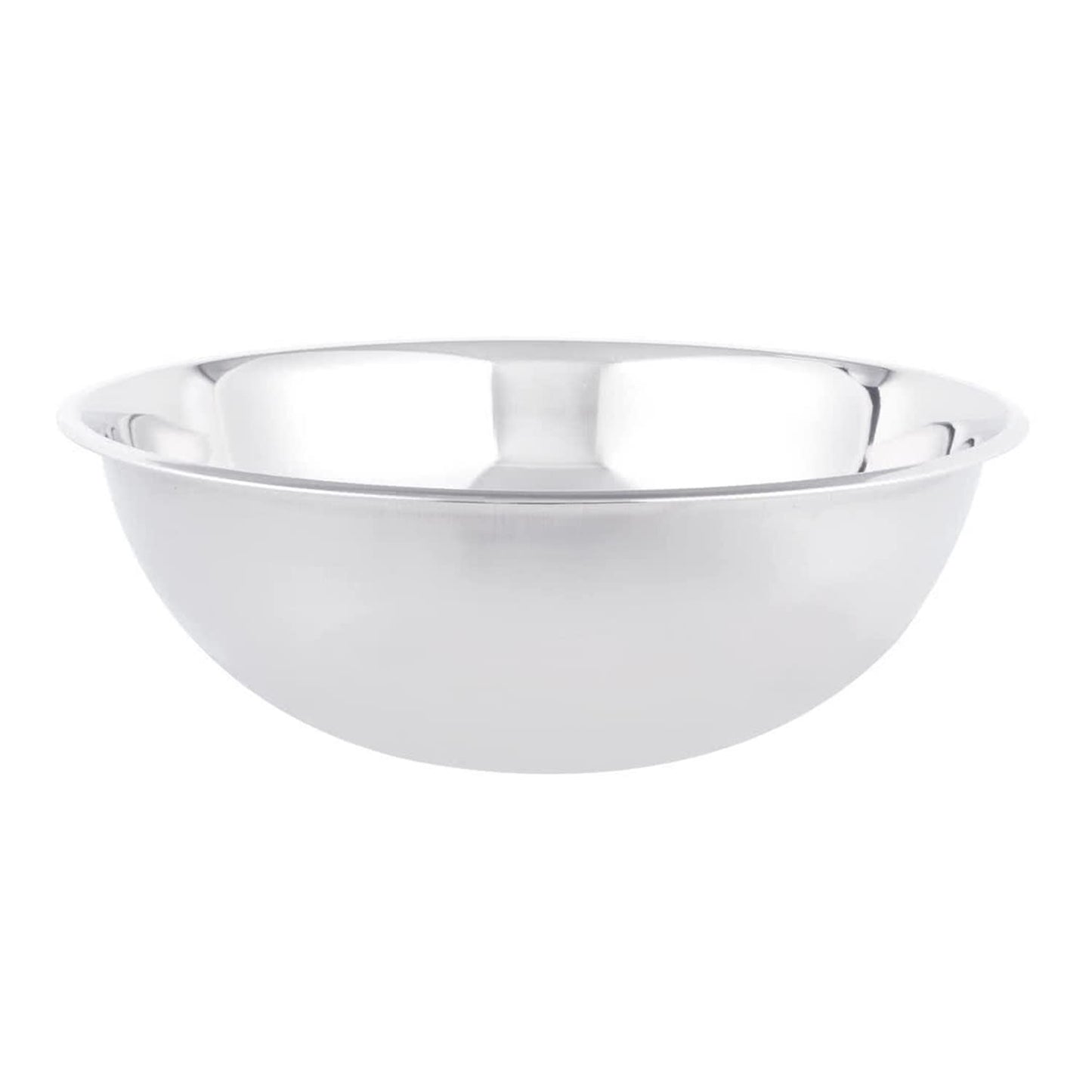 30QT Mixing Bowl Set: extra-large stainless steel bowls, commercial size, perfect for heavy-duty kitchen and baking use.