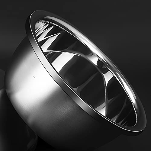 ASWRTYJO Premium Stainless Steel Mixing Bowls (Set of 8) Nesting for Space Saving Storage, Easy Grip Baking Food