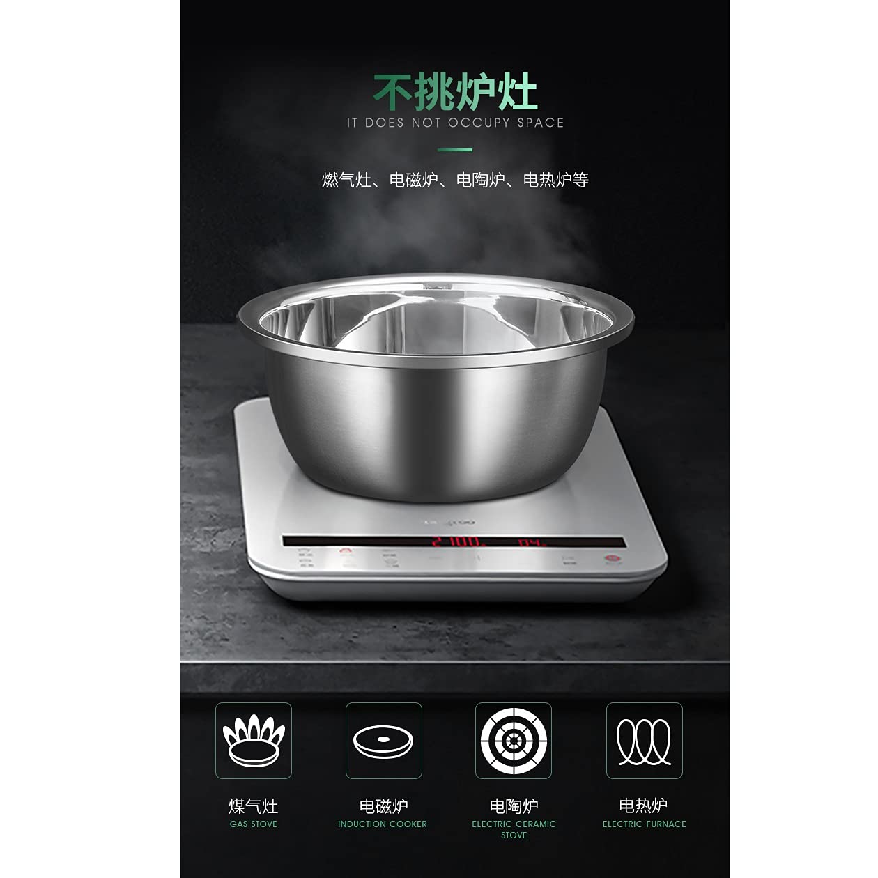 ASWRTYJO Premium Stainless Steel Mixing Bowls (Set of 8) Nesting for Space Saving Storage, Easy Grip Baking Food