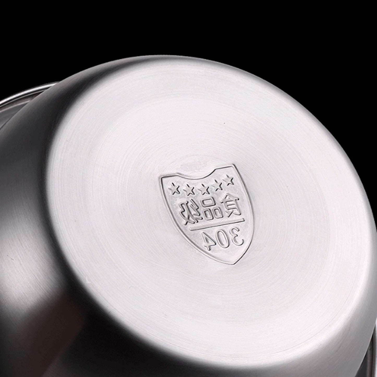 6-Piece Strainer Set: stainless steel bowls with colander, ideal for washing, draining, and food preparation.